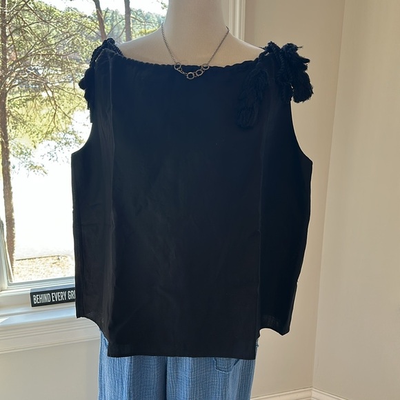 Amour Vert Black Cor Cor Sierra Tank, Medium, NWT - Picture 5 of 10